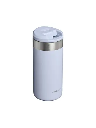 STANLEY | Isoliertrinkbecher AEROLIGHT TRANSIT MUG 0,35l Black 2.0 | hellblau
